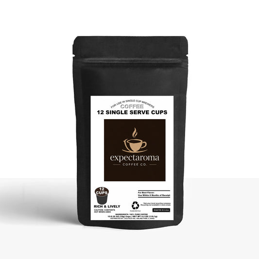 12 Pack Single Serve Coffee Capsules